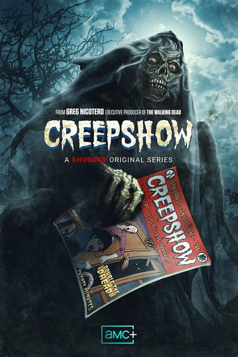 Creepshow tv series - Creepshow is a horror anthology series inspired by the classic 1982 film, featuring stories of terror, murder, and the supernatural. Watch all seasons of Creepshow on AMC+, the premium streaming bundle with the best of AMC, exclusive originals, and much more. Start your free trial today.